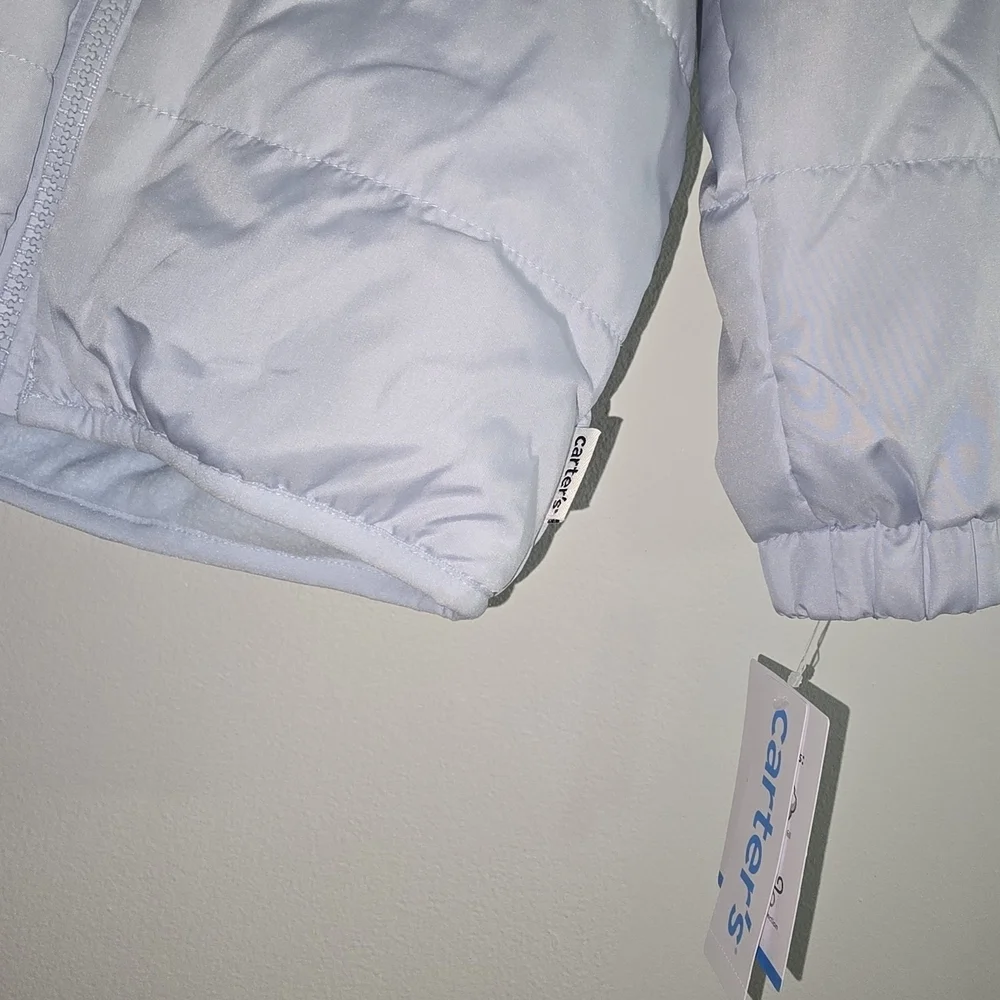 Carter's Soft Blue Quilted Jacket